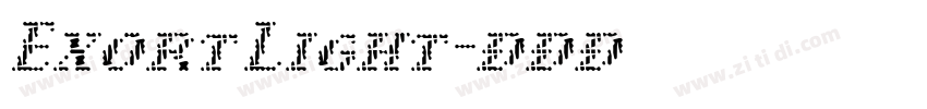 Exort Light字体转换 Exort Light字体转换